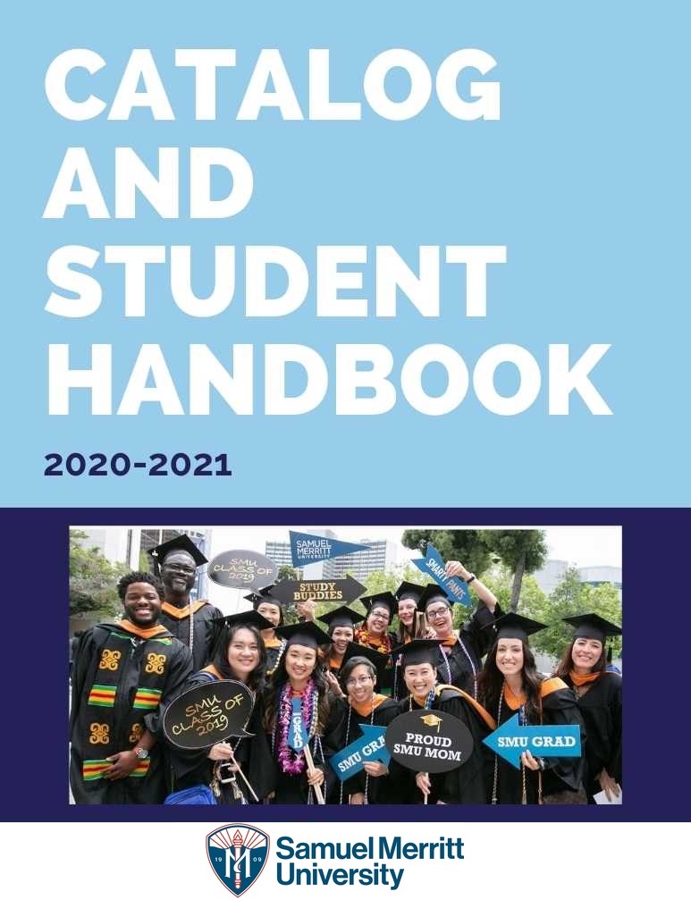 cover of the 2020-2021 catalog and student handbook