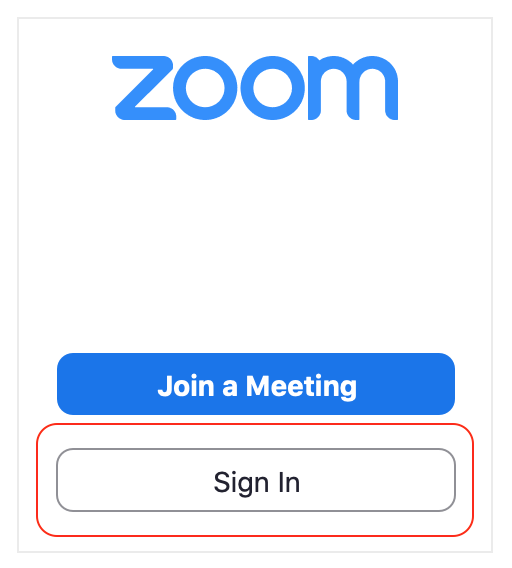 Zoom single sign on
