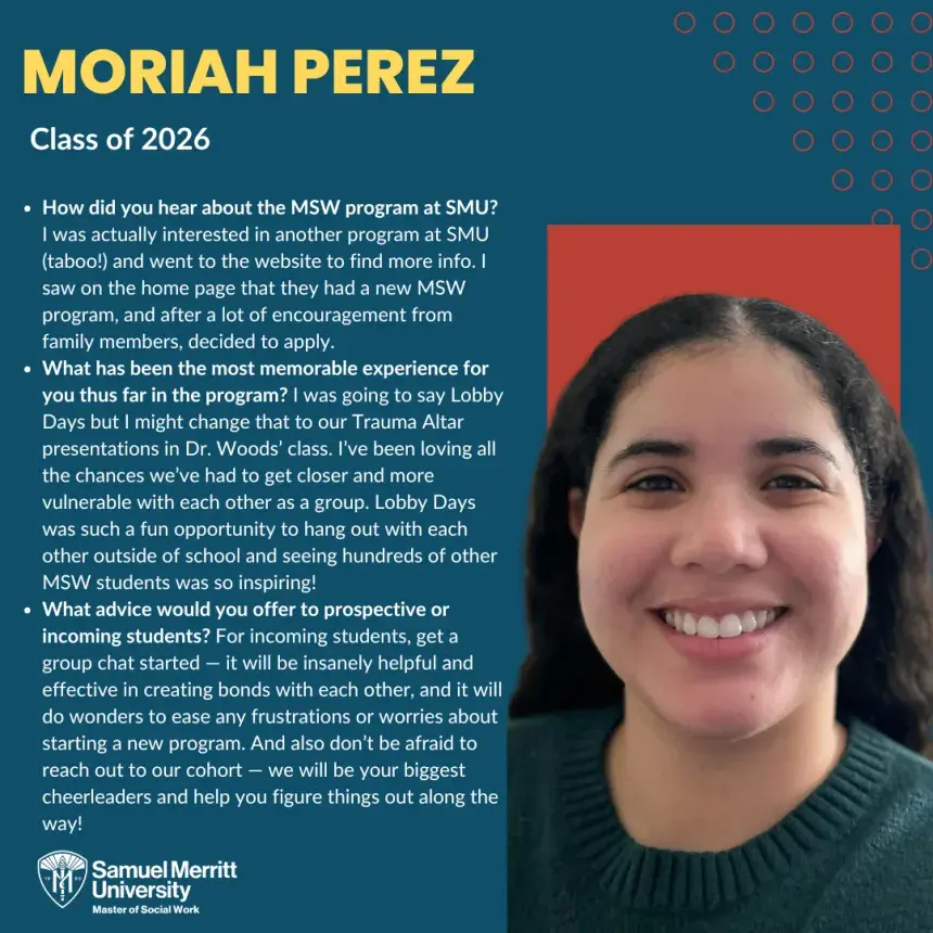 Woman smiling and looking forward