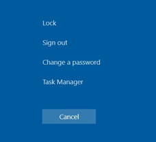 Screenshot of Windows 10
