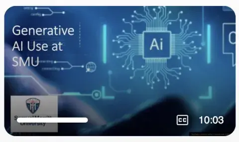 Thumbnail image: Gen AI use at SMU for students