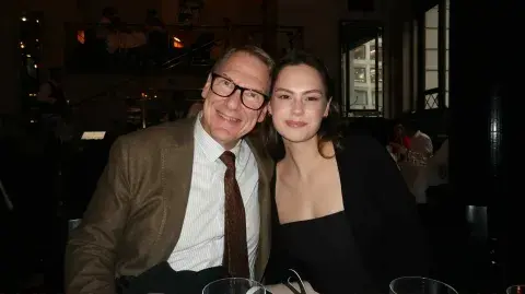 Peter Chordas and daughter