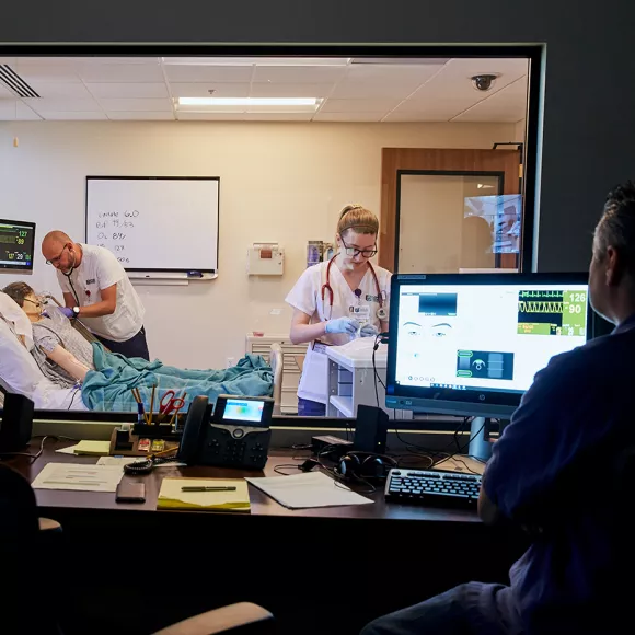 Hands-on learning in simulation lab