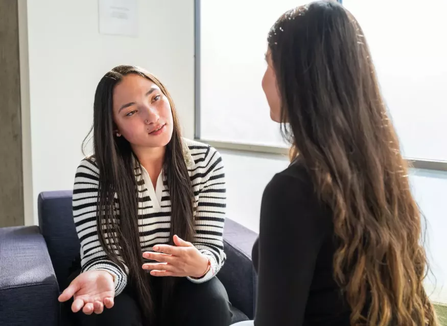 Mental Health Nurse Practitioner and Patient in consultation