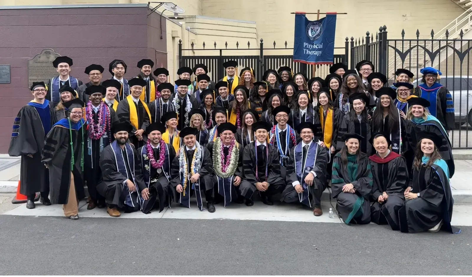 DPT Class of 2026 & faculty at Commencement