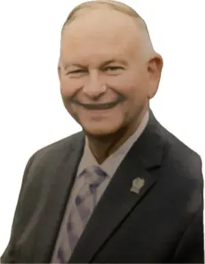 Man wearing suit and tie