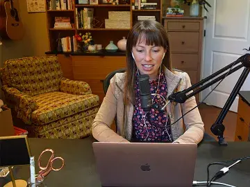 Anne Fulton podcasting 