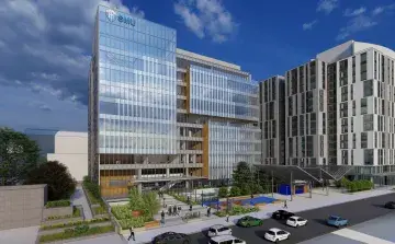 Rendering of Flagship Campus's North Façade