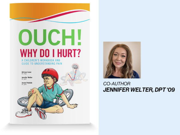 Book cover and Jennifer Welton DPT