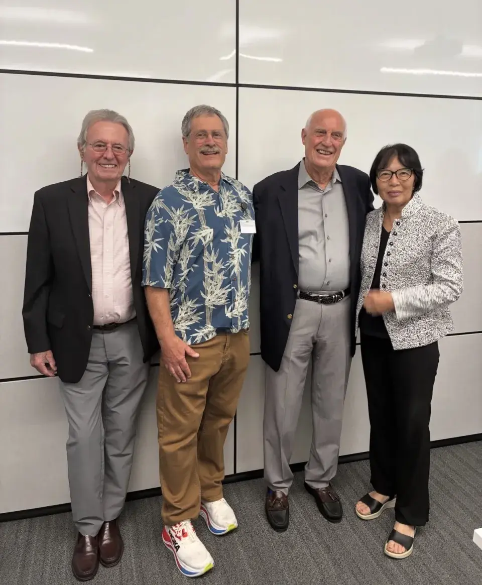 William Jenkins, Tim Dutra, Joel Clark, President Wang